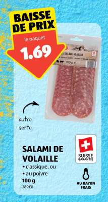 Salami de volaille