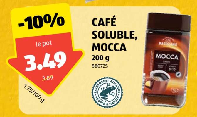 CAFÉ SOLUBLE, MOCCA