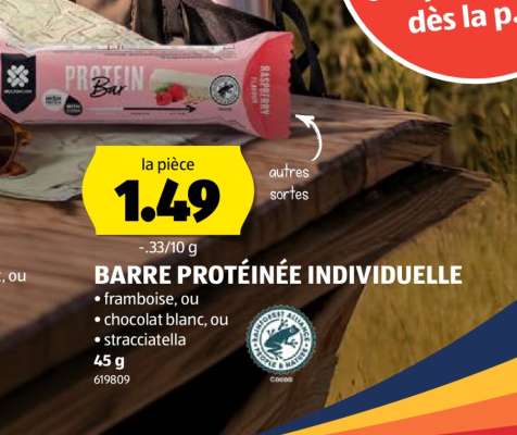 BARRE PROTÉINÉE INDIVIDUELLE