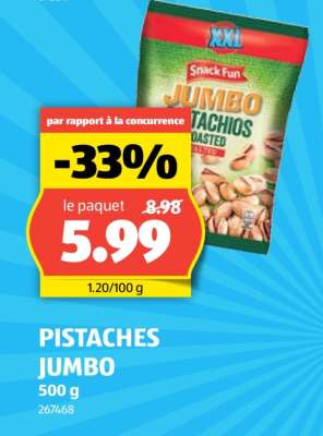 PISTACHES JUMBO