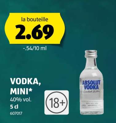Vodka, Mini