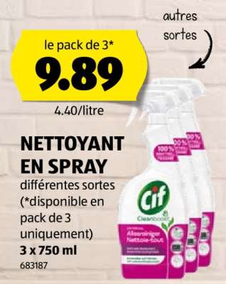 NETTOYANT EN SPRAY