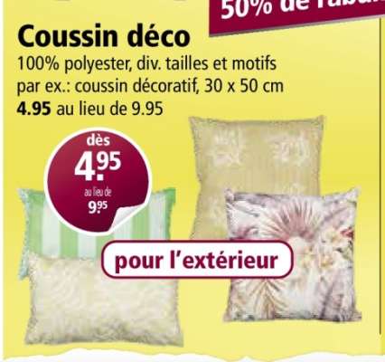 coussin déco