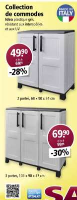Collection de commodes