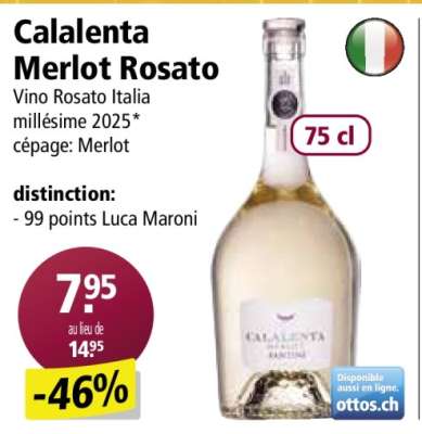Calalenta Merlot Rosato