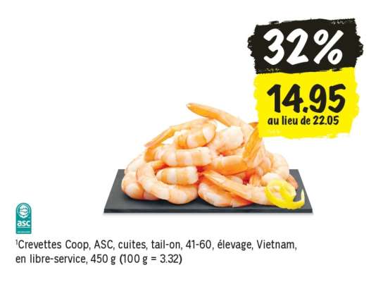 Crevettes Coop