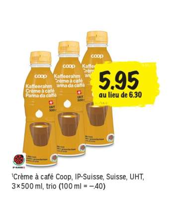 Crème à café Coop