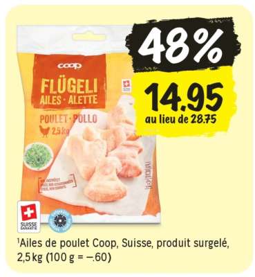 Ailes de poulet Coop