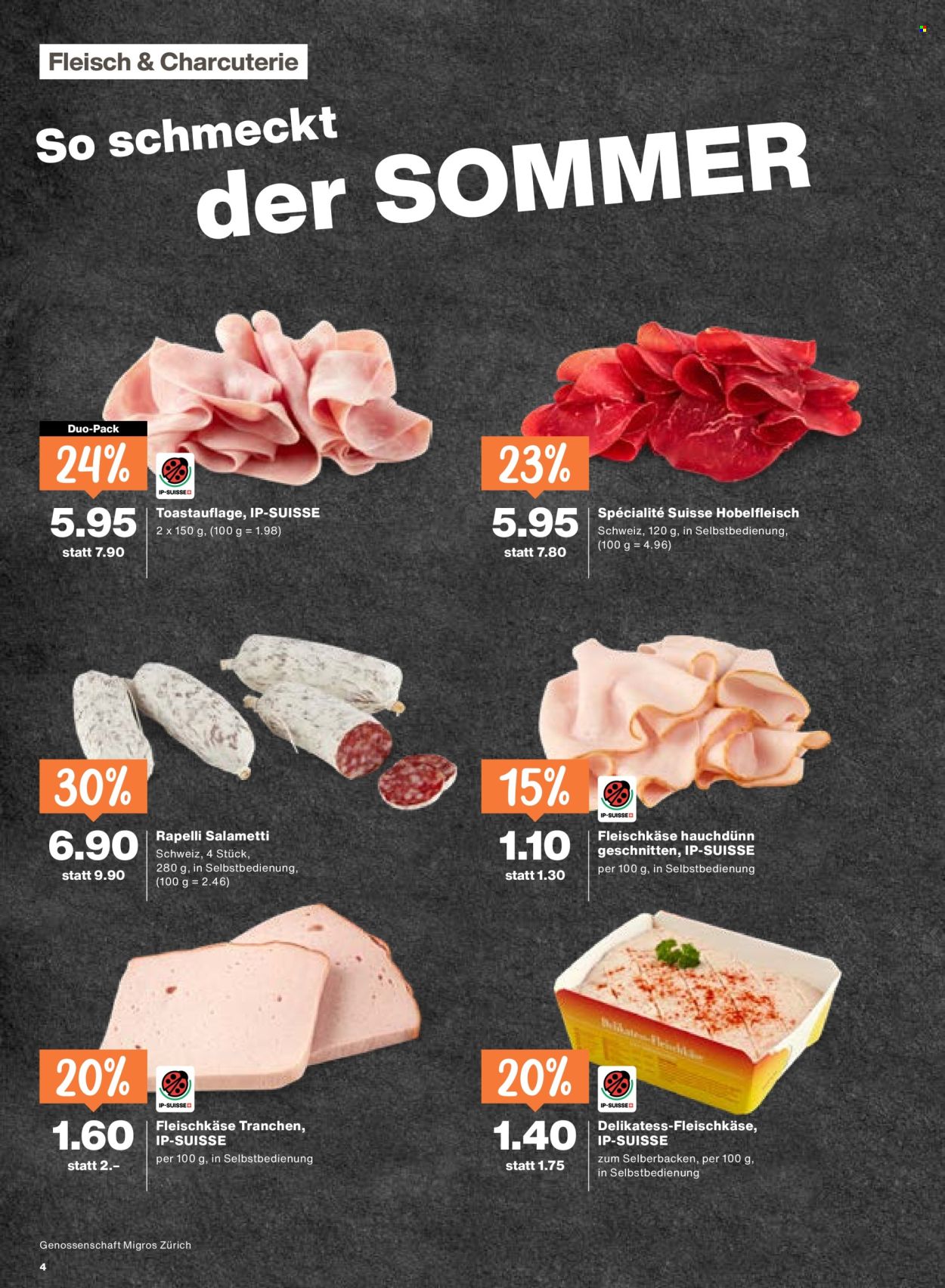 Catalogue Migros - 23.7.2026 - 29.7.2026. Page 4. Page 4