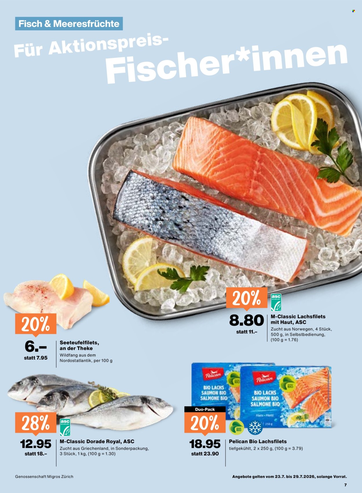 Catalogue Migros - 23.7.2026 - 29.7.2026. Page 7. Page 7