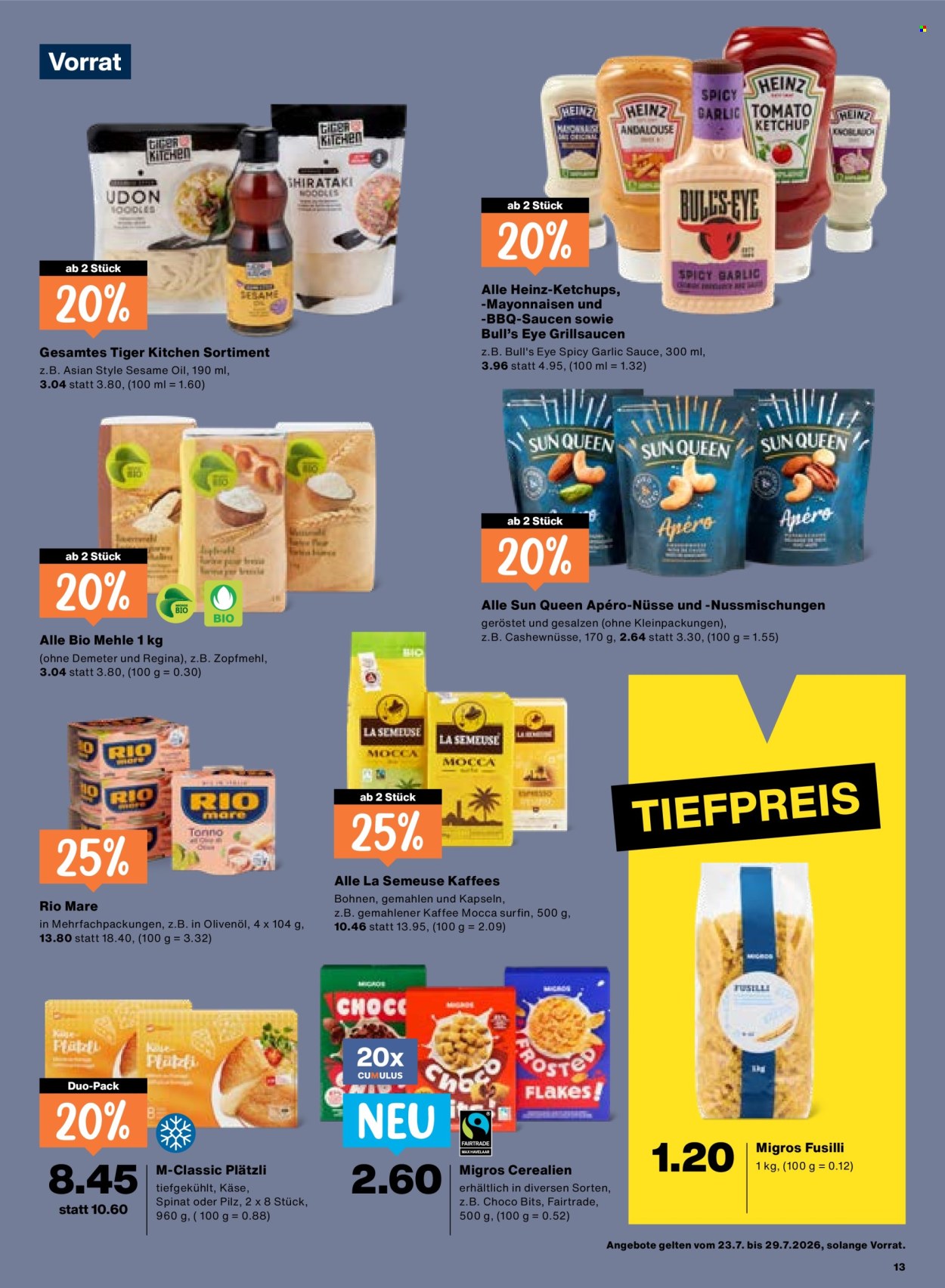Catalogue Migros - 23.7.2026 - 29.7.2026. Page 13. Page 13