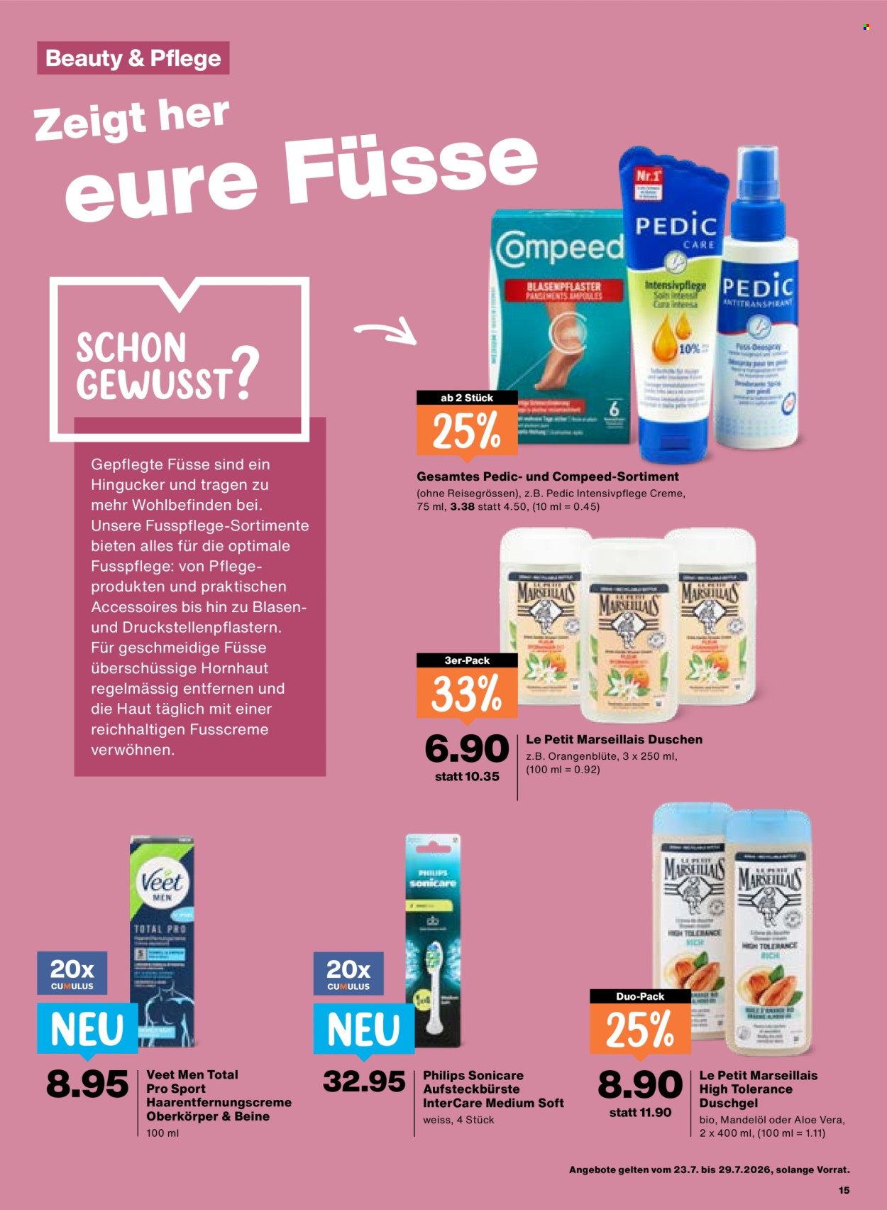 Catalogue Migros - 23.7.2026 - 29.7.2026. Page 15. Page 15
