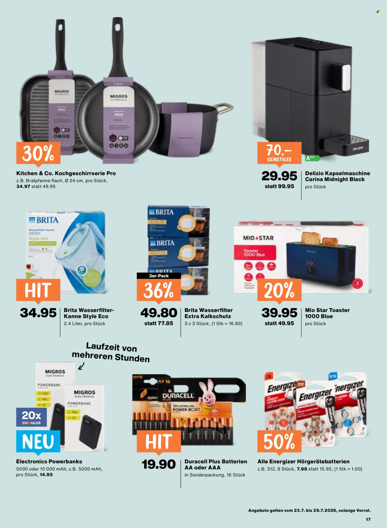 Catalogue Migros - 23.7.2026 - 29.7.2026. Page 17. Page 17