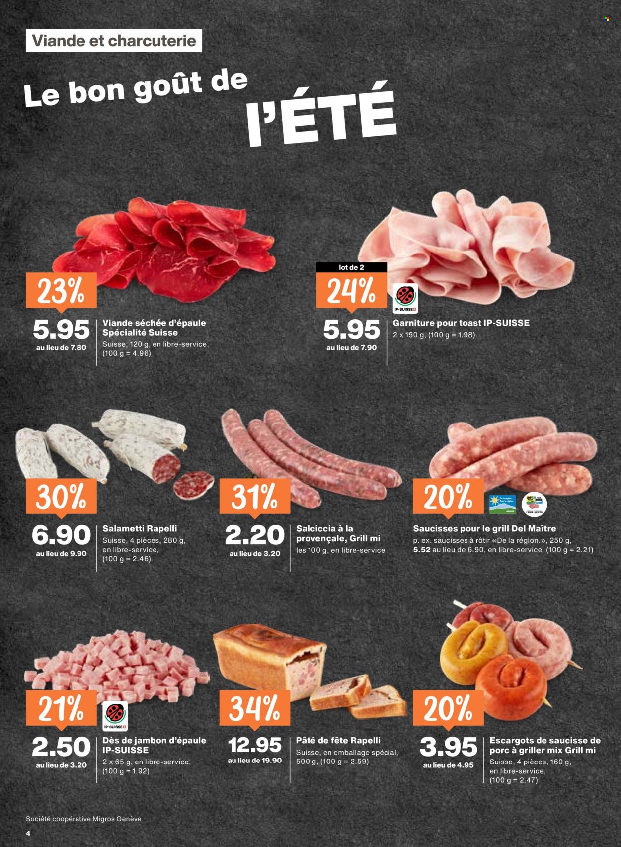 Catalogue Migros - 23.7.2026 - 29.7.2026. Page 4. Page 4