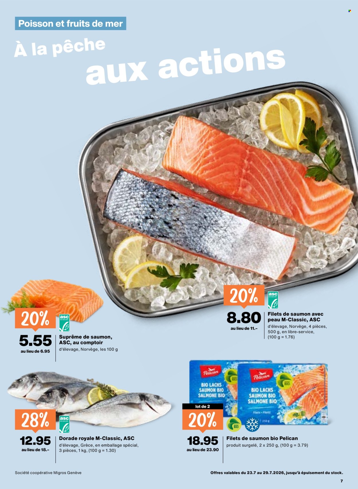 Catalogue Migros - 23.7.2026 - 29.7.2026. Page 7. Page 7