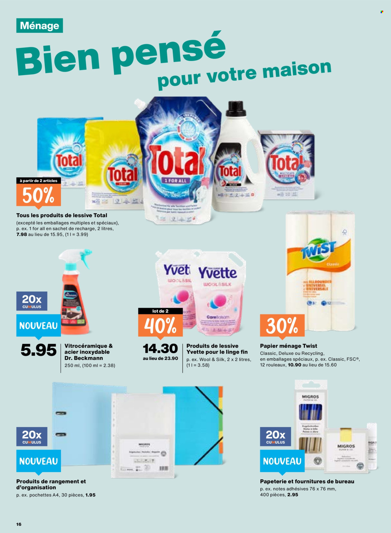 Catalogue Migros - 23.7.2026 - 29.7.2026. Page 16. Page 16