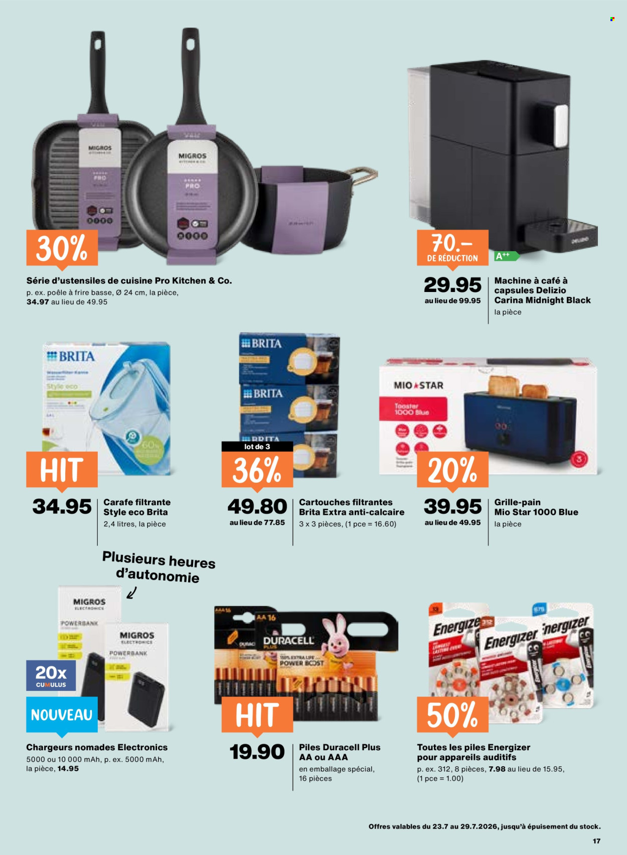 Catalogue Migros - 23.7.2026 - 29.7.2026. Page 17. Page 17