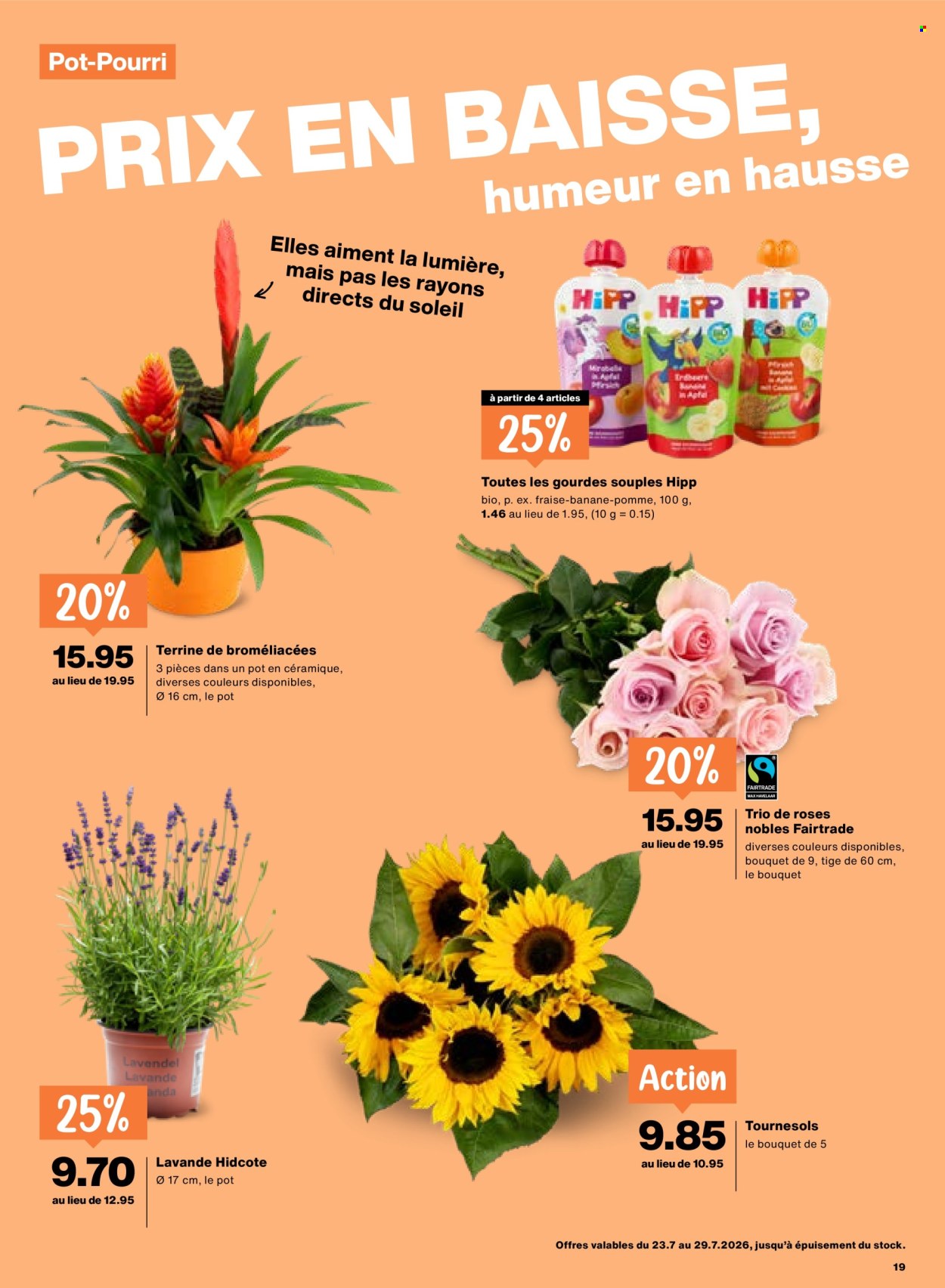 Catalogue Migros - 23.7.2026 - 29.7.2026. Page 19. Page 19