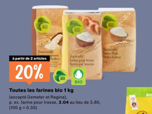 Toutes les farines bio 1 kg