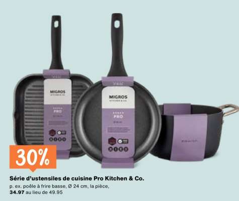 Série d’ustensiles de cuisine Pro Kitchen & Co.