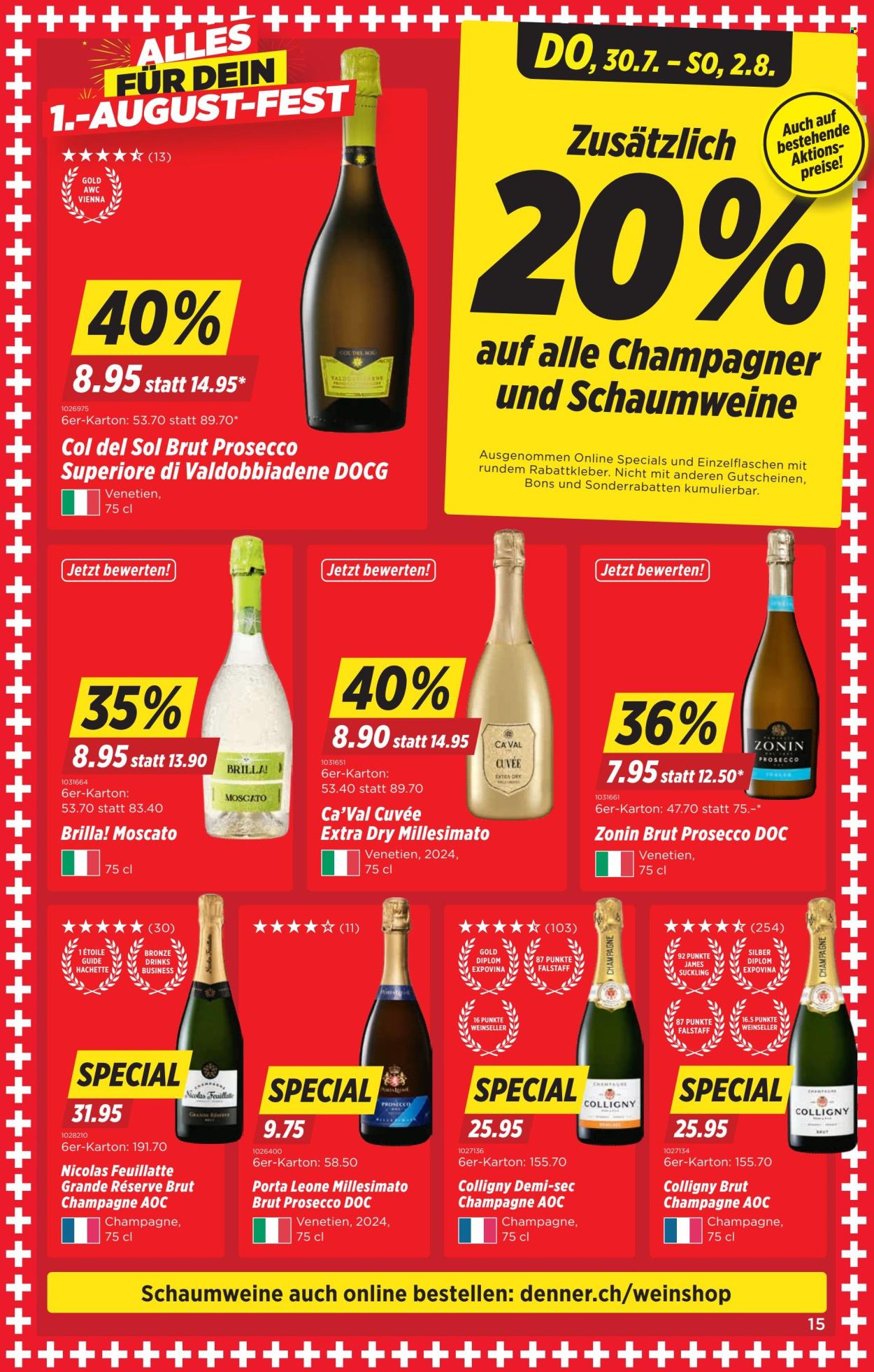 Catalogue Denner - 30.7.2026 - 5.8.2026. Page 15. Page 15