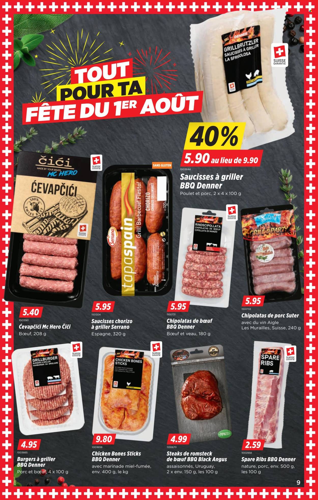 Catalogue Denner - 30.7.2026 - 5.8.2026. Page 9. Page 9