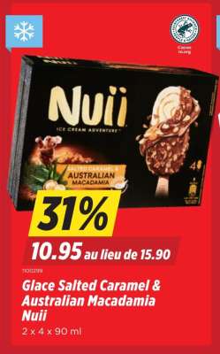 Glace Salted Caramel & Australian Macadamia Nuii