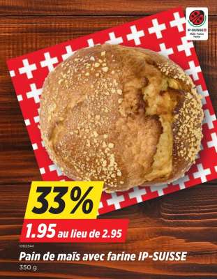 Pain de maïs avec farine IP-SUISSE