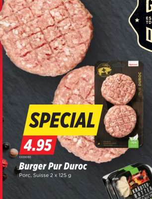 Burger Pur Duroc