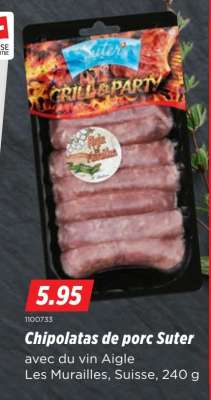 Chipolatas de porc Suter