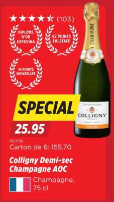 Colligny Demi-sec Champagne AOC