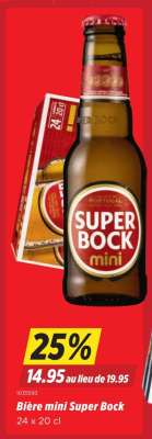 Bière mini Super Bock
