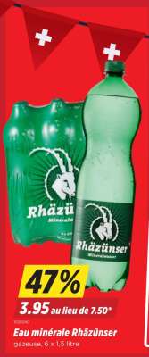 Eau minérale Rhäzünser