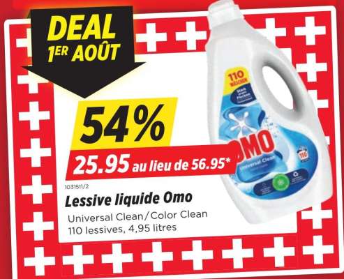 Lessive liquide Omo