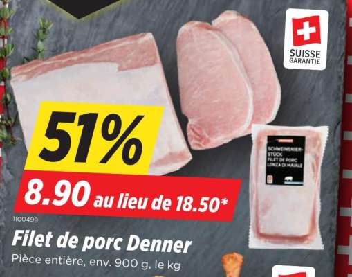 Filet de porc Denner