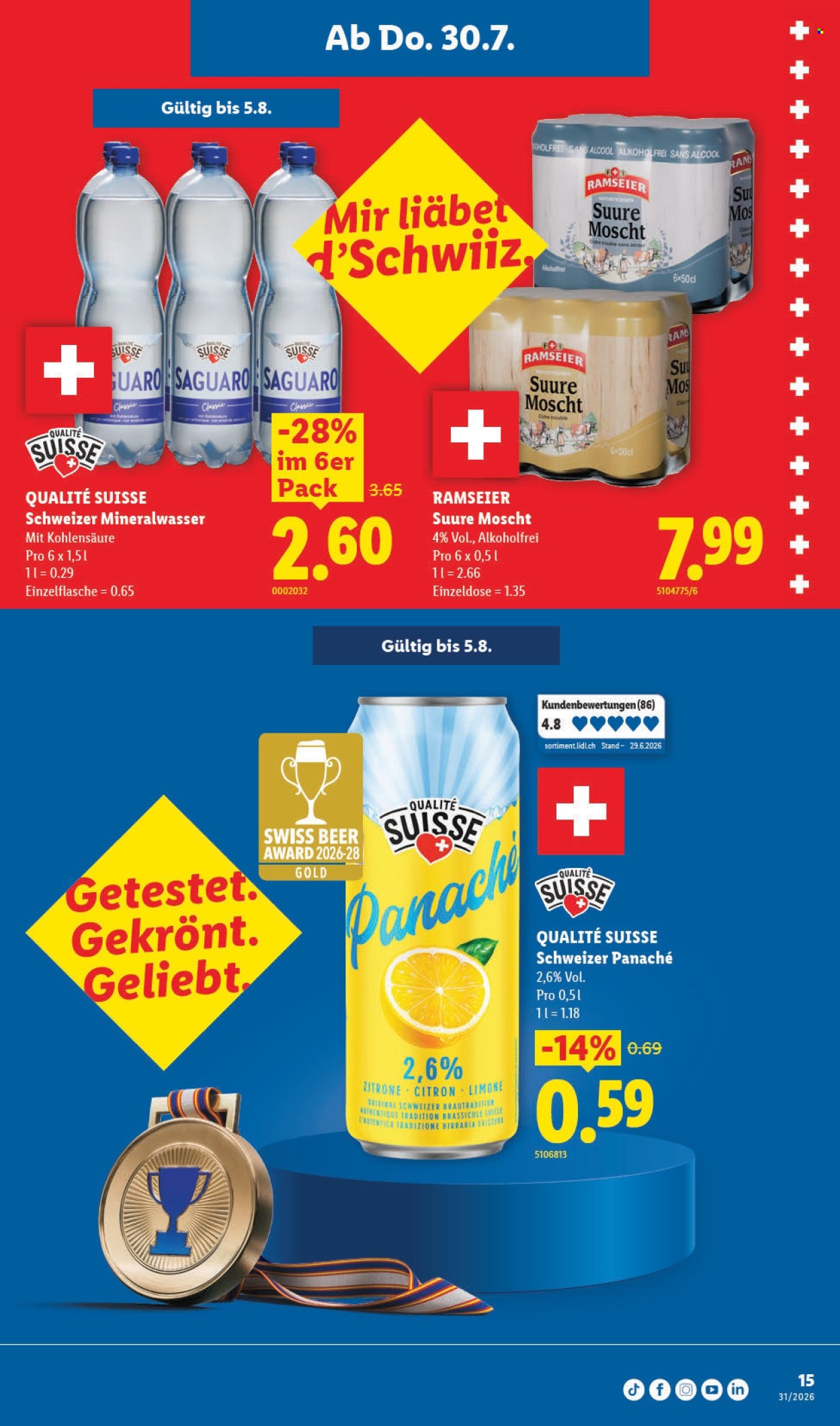 Catalogue Lidl - 30.7.2026 - 5.8.2026. Page 15. Page 15