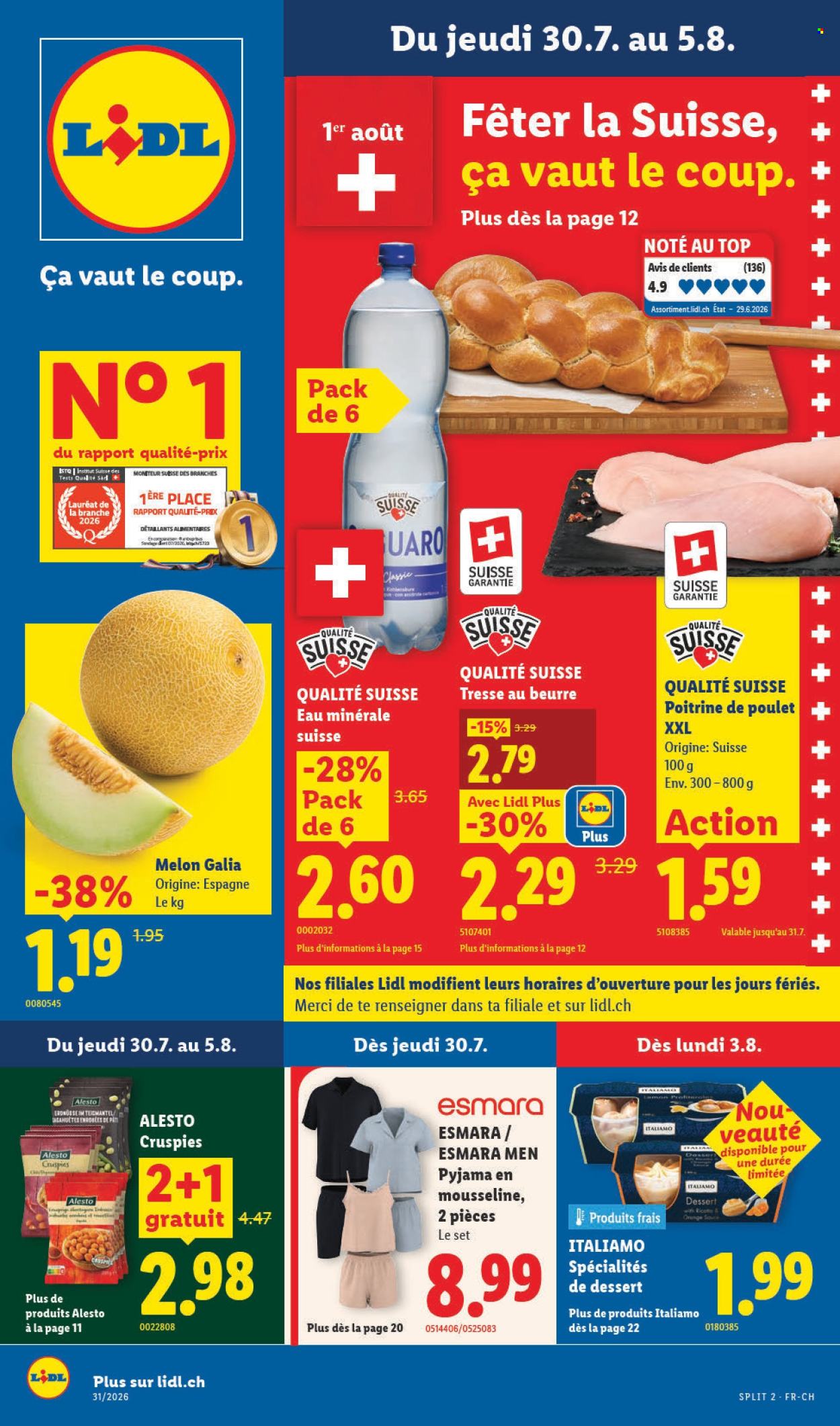 Catalogue Lidl - 30.7.2026 - 5.8.2026. Page 1. Page 1