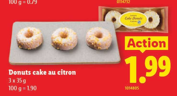 Donuts cake au citron