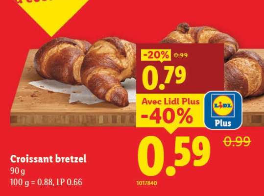 Croissant bretzel
