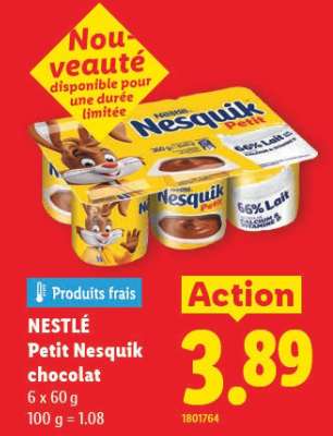 NESTLÉ Petit Nesquik chocolat