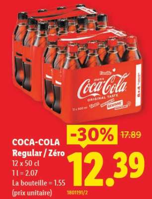 Coca-Cola Regular, Zéro