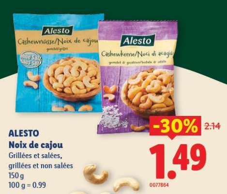 Alesto Noix de cajou