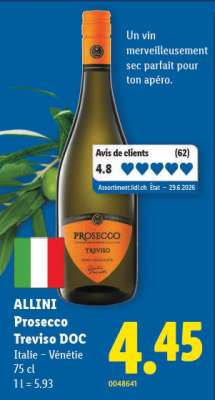 ALLINI Prosecco Treviso DOC