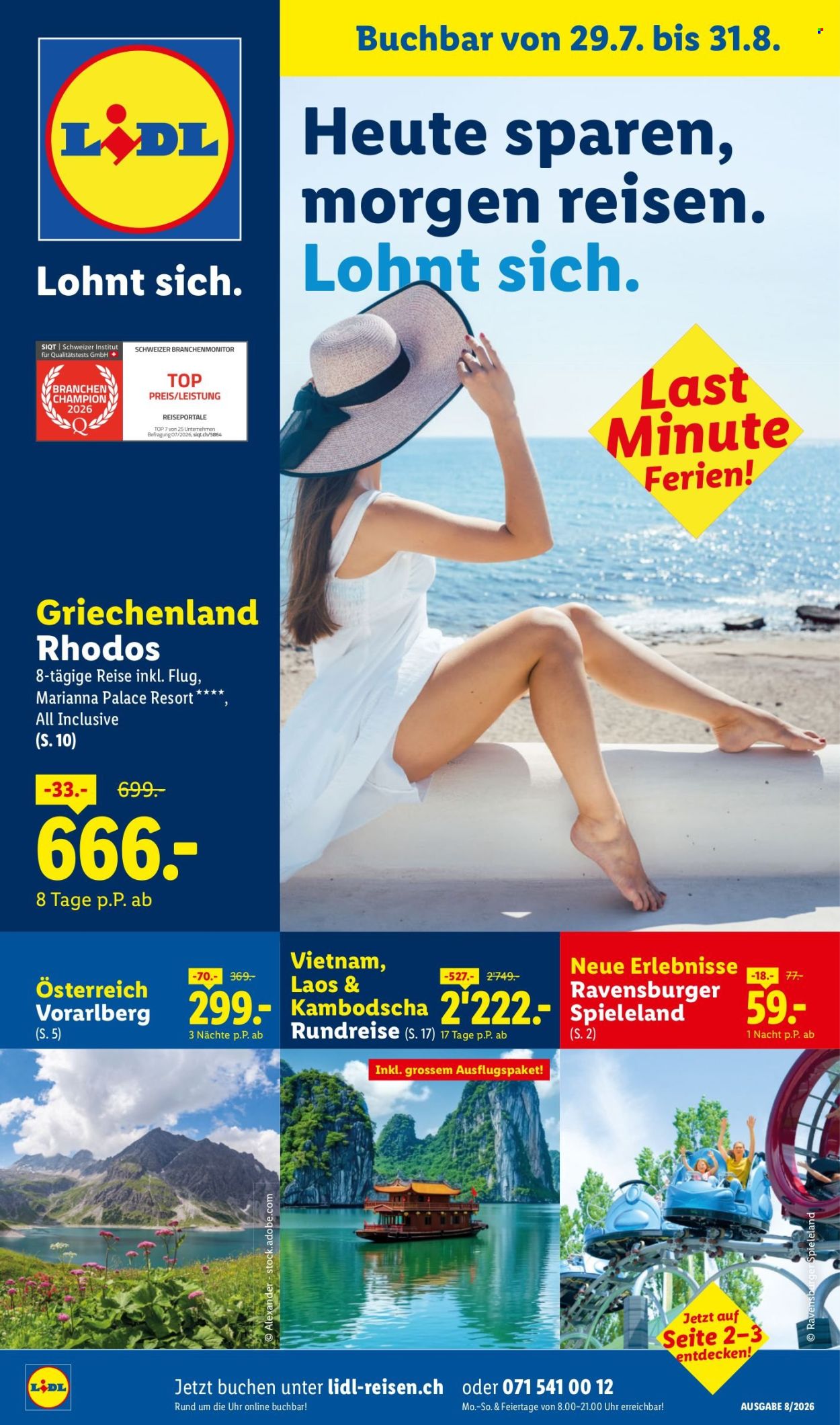 Catalogue Lidl - 29.7.2026 - 31.8.2026. Page 1. Page 1