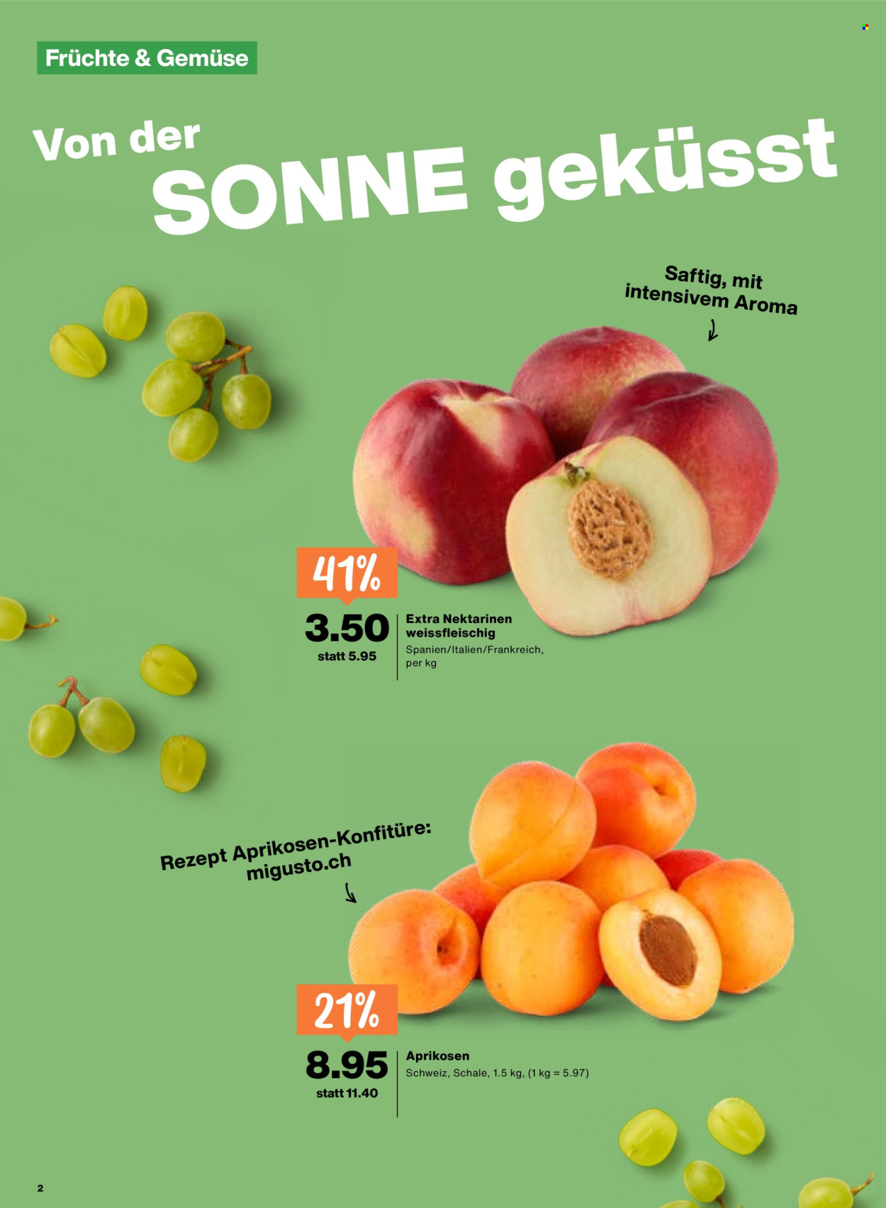 Catalogue Migros - 30.7.2026 - 5.8.2026. Page 2. Page 2