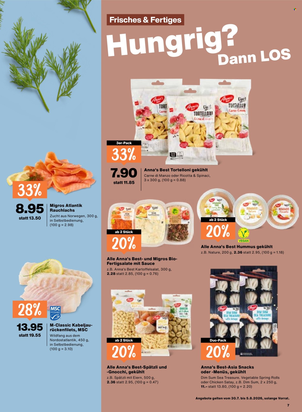 Catalogue Migros - 30.7.2026 - 5.8.2026. Page 7. Page 7