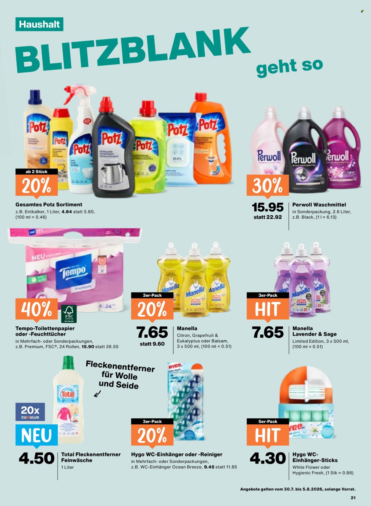 Catalogue Migros - 30.7.2026 - 5.8.2026. Page 21. Page 21