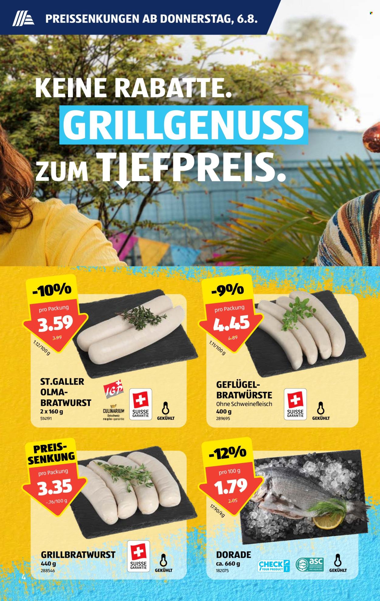 Catalogue Aldi - 6.8.2026 - 12.8.2026. Page 4. Page 4