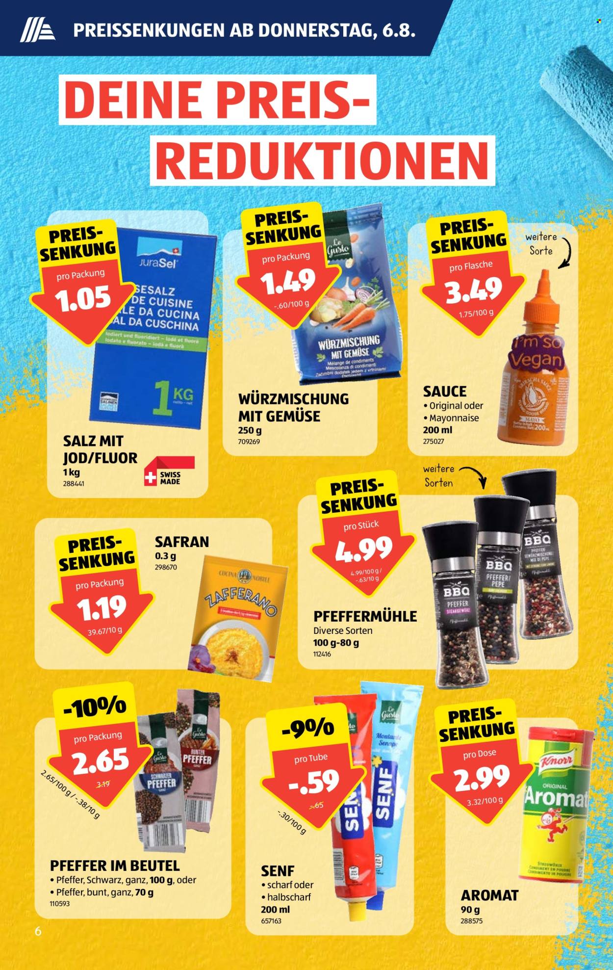 Catalogue Aldi - 6.8.2026 - 12.8.2026. Page 6. Page 6