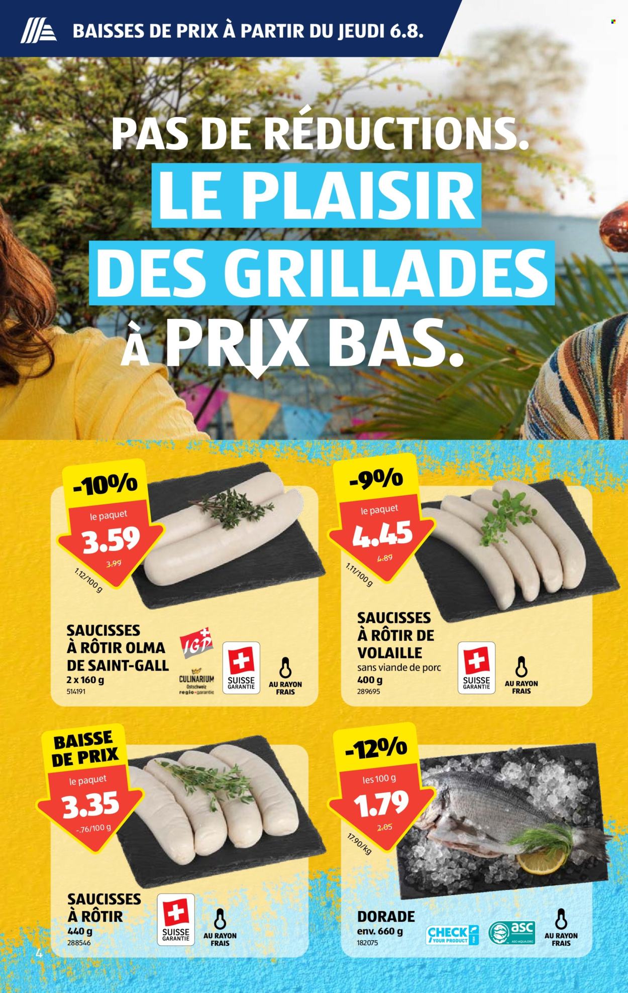 Catalogue Aldi - 6.8.2026 - 12.8.2026. Page 4. Page 4